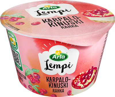 Rahka karpalo-kinuski laktoositon