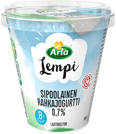 Sipoolainen rahkajogurtti 0,7 % laktoositon