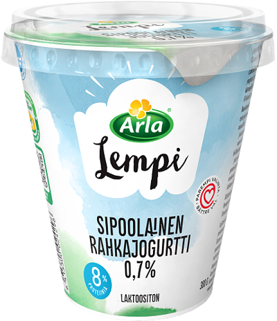 Sipoolainen rahkajogurtti 0,7 % laktoositon