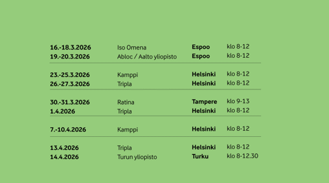 SYÖ AAMUPALAA KANSSAMME