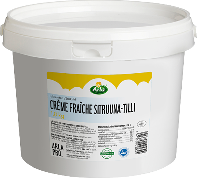 Arla Pro Crème Fraîche sitruuna-tilli laktoositon 1,8kg