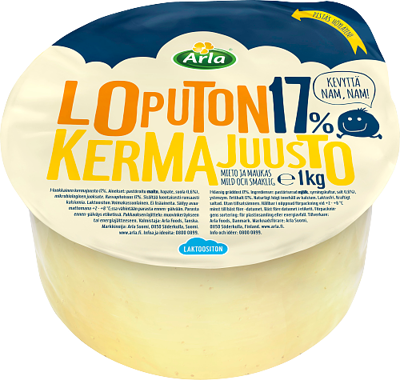 Loputon Kermajuusto 17 %