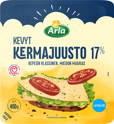 Kermajuusto 17% viipale