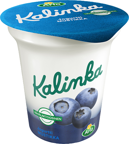 Kalinka Mustikkakerrosjogurtti vähälaktoosinen