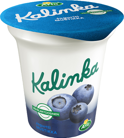Kalinka Mustikkakerrosjogurtti vähälaktoosinen
