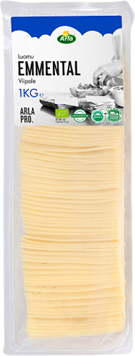 Arla Luomu Emmental viipale 29 % 1 kg