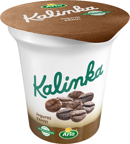 Kahvi-kerrosjogurtti vähälaktoosinen
