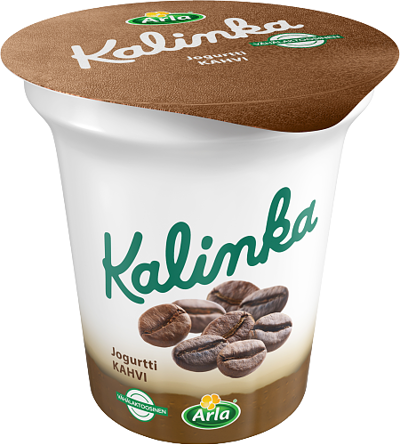 Kahvi-kerrosjogurtti vähälaktoosinen