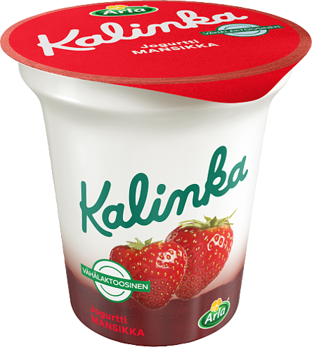 Mansikkakerrosjogurtti vähälaktoosinen