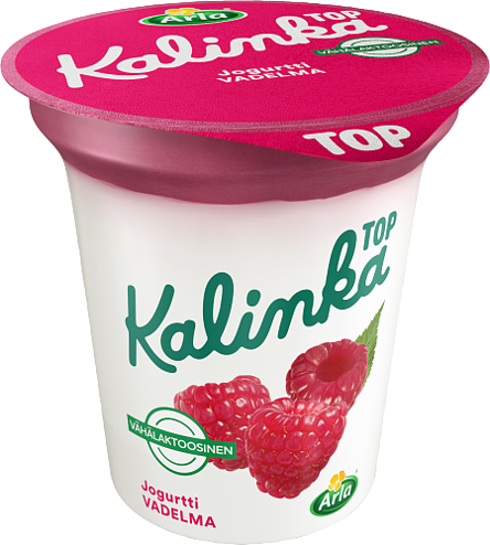 Top Vadelmajogurtti vähälaktoosinen