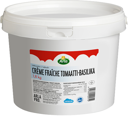 Arla Pro Crème Fraîche Tomaatti-basilika 1,8kg lton