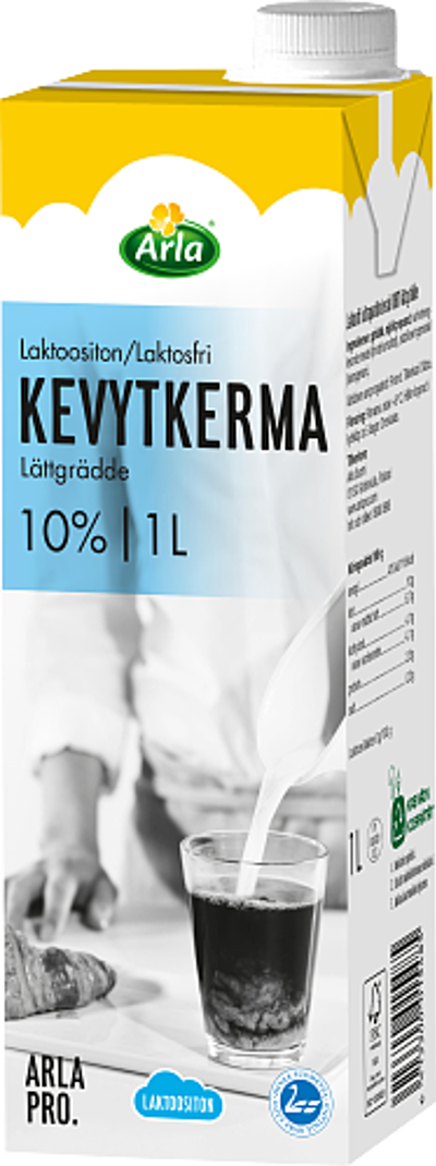 Arla Pro Kevytkerma 10% laktoositon 1L Uht