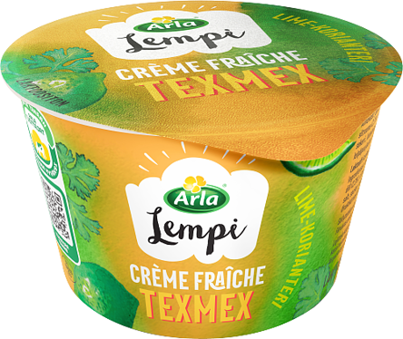 Texmex creme fraiche lime-korianteri laktoositon