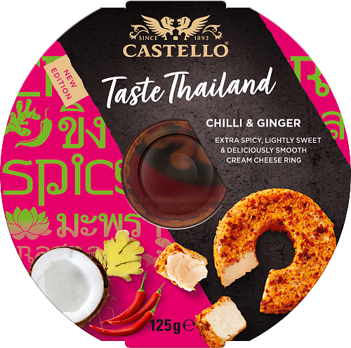 Castello® Chili & Inkivääri Tuorejuusto 125g