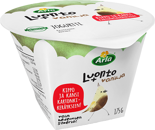 Arla Luonto+ Vaniljarahkajogurtti 175g