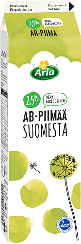 Arla® AB piimä 2,5% vähälaktoosinen